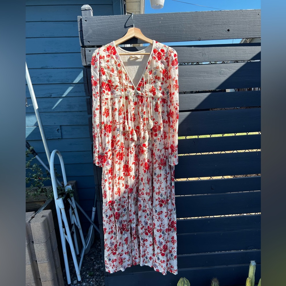 Christy Dawn Paloma Dress in Vermillion Bloom (M)